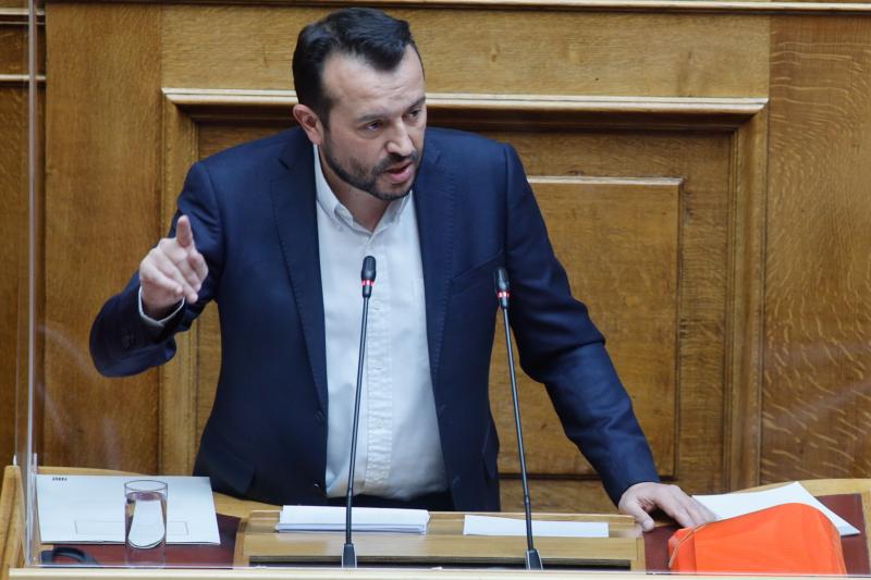 ο Νίκος Παππάς στη Βουλή