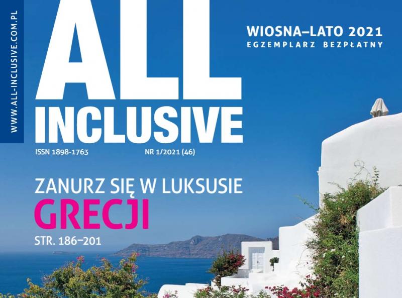 Εξώφυλλο του περιοδικού «All Inclusive»