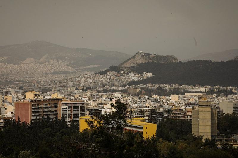 Αφρικανική σκόνη πάνω από την Αθήνα