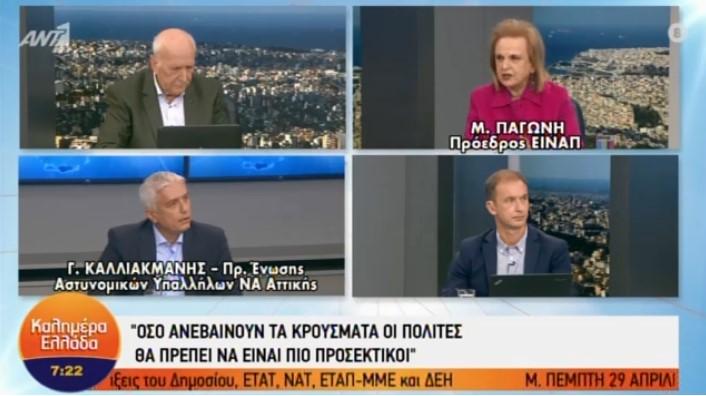 Παγώνη στον ANT1