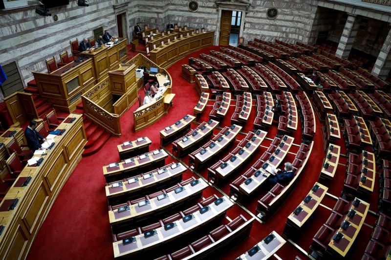 ο χώρος του ελληνικού Κοινοβουλίου 