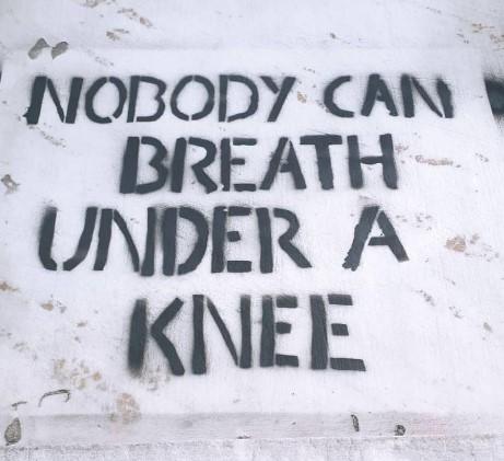 Nobody can breath under a knee