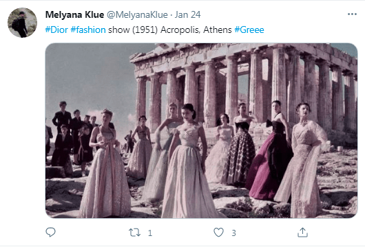 φωτογράφιση Dior στην Ακρόπολη