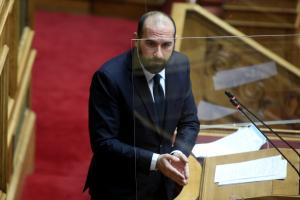 Ο Δημήτρης Τζανακόπουλος στη Βουλή