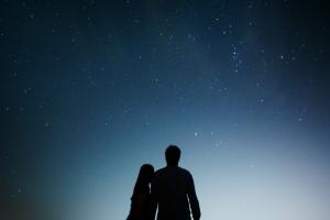 ζευγάρι ουρανός αστέρια