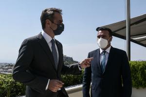 Κυριάκος Μητσοτάκης και Ζόραν Ζάεφ