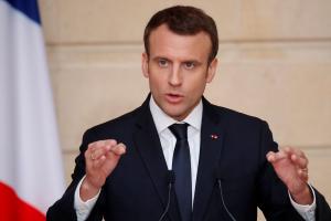 Μακρόν Γαλλία ανθρωπιστική βοήθεια 
