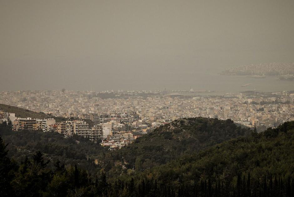 Αφρικανική σκόνη πάνω από την Αθήνα 