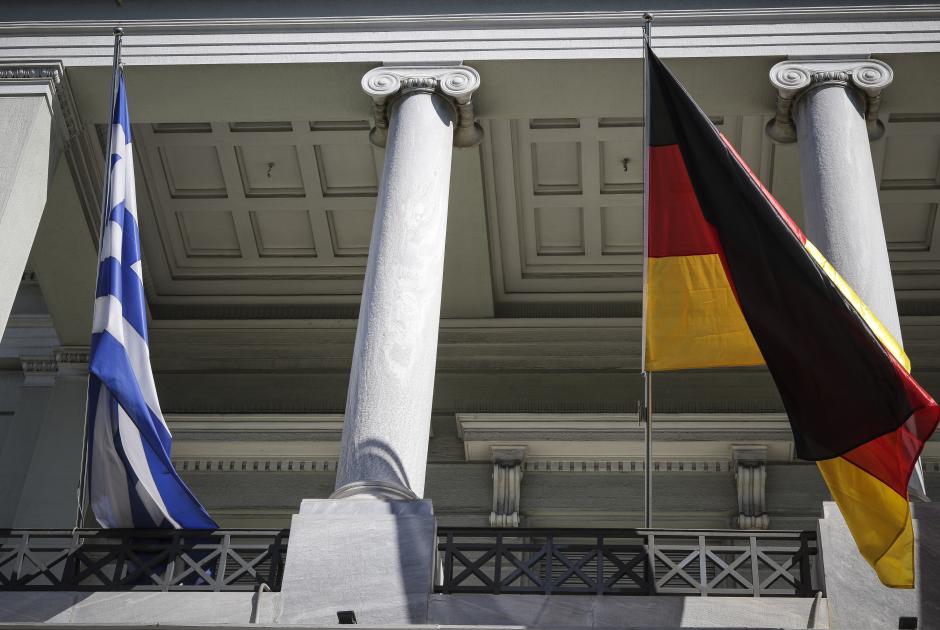 Σημαίες Ελλάδας και Γερμανίας 