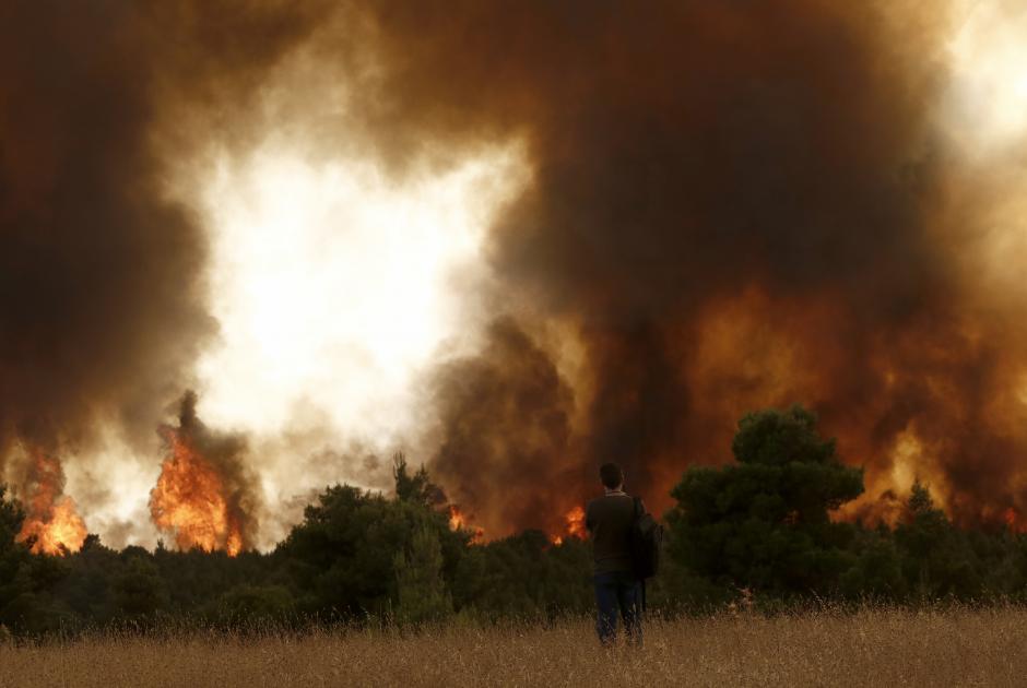 Φωτιά στην Αττική