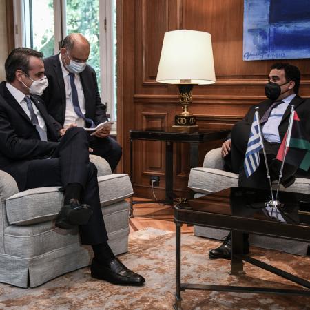 Μητσοτάκης με πρόεδρο Λιβύης