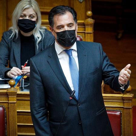 Άδωνις Γεωργιάδης στη Βουλή