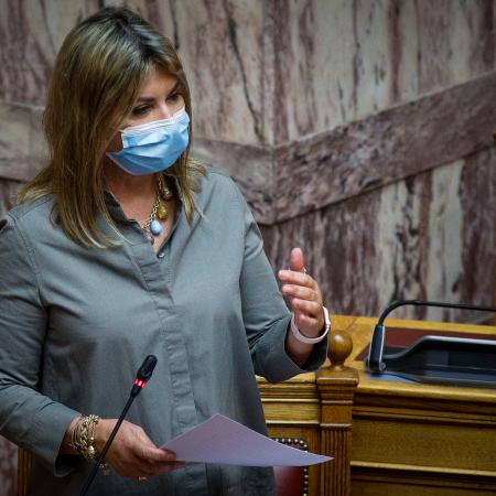 Η Ζέττα Μακρή στη Βουλή