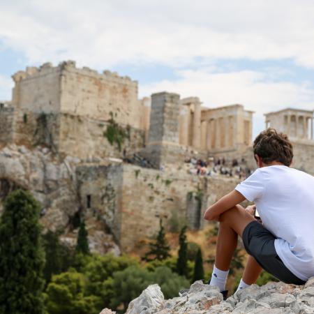 Ακρόπολη τουρίστας