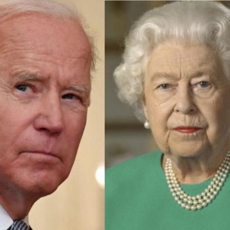 Μπάιντεν και Βασίλισσα Ελισάβετ