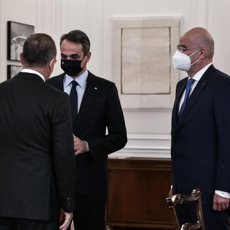 Μητσοτάκης - Δένδιας - Τσαβούσογλου