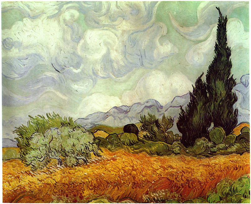 van gogh kiparissia