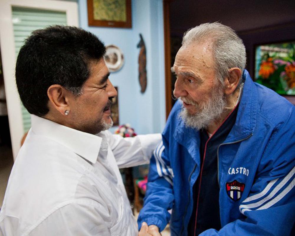 maradona fidel castro