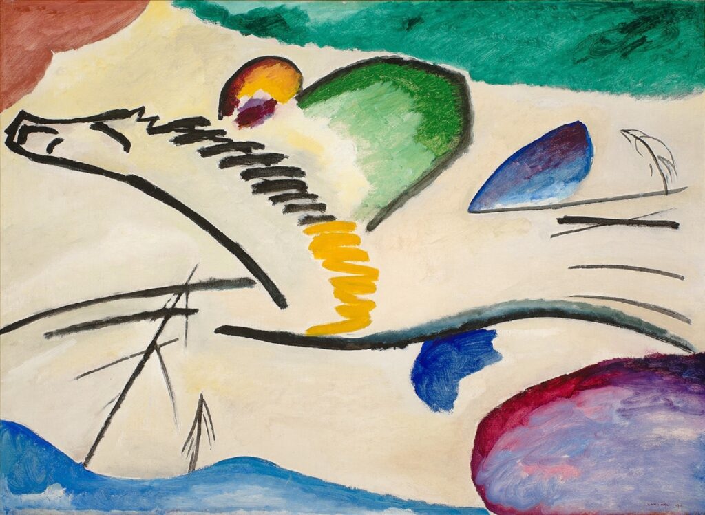 o pinakas rider tou kandinsky