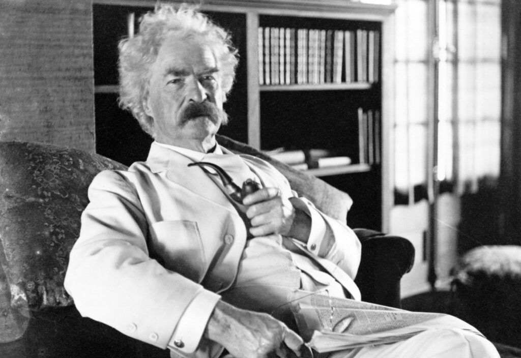 portreto tou mark twain