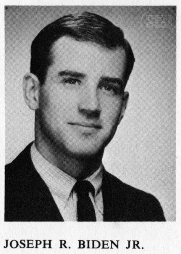 Ο Τζο Μπάιντεν φοιτητής