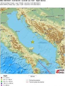 Ισχυρός σεισμός στην Ιταλία